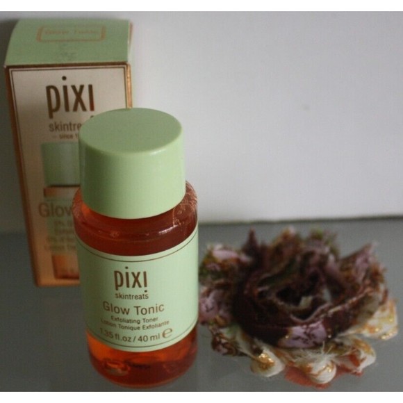 Pixi Skintreats Glow Tonic Exfoliating Toner 1.3 oz Face Skin Care Treatment NIB - Picture 2 of 5